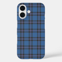 Clan Elliot Tartan Blue und Brown Scottish Kariert