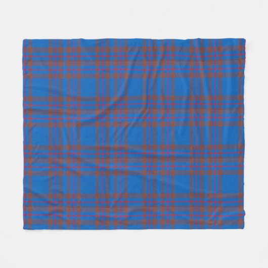Clan Elliot Tartan Fleecedecke (Vorderseite (Horizontal))