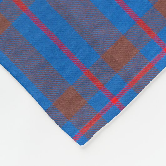 Clan Elliot Tartan Fleecedecke (Ecke)