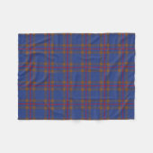 Clan Elliot Tartan Kariert Fleecedecke (Vorderseite (Horizontal))