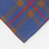 Clan Elliot Tartan Kariert Fleecedecke (Ecke)