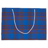Clan Elliot Tartan Kariert Große Geschenktüte (Rückseite)