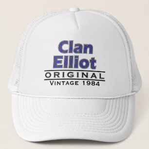 Clan Elliot Vintag anpassen Truckerkappe