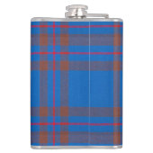 Clan Elliot Wappen Abzeichen & Tartan Flachmann (Rückseite)