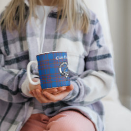 Clan Elliot Wappen Abzeichen & Tartan individuell Kaffeetasse