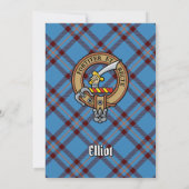 Clan Elliot Wappen Einladung (Rückseite)