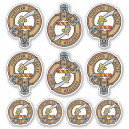 Clan Elliot Wappen Sticker Set
