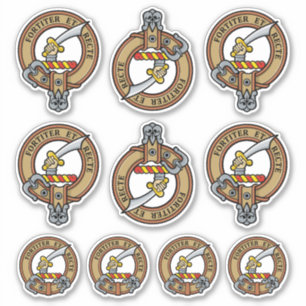 Clan Elliot Wappen Sticker Set
