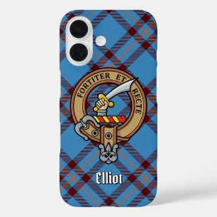 Clan Elliot Wappen über das antike Tartan iPhone C iPhone 16 Hülle