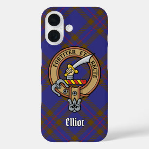 Clan Elliot Wappen über das moderne iPhone-Case in iPhone 16 Hülle