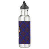 Clan Elliot Wappen über das moderne Tartan Edelstahlflasche (Rechts)