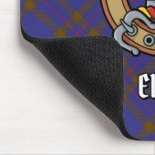 Clan Elliot Wappen über das moderne Tartan Mousepad (Ecke)