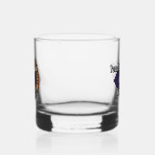 Clan Elliot Wappen über das moderne Tartan Whiskyglas (Links)