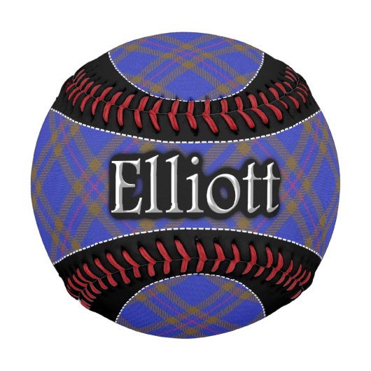 Clan Elliott Scottish Dream Tartan Baseball (Vorderseite)