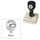 Clan Elliott Wappen Gummistempel (Stempel)