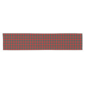 Clan Erskine Red und Dark Green Scottish Tartan Kurzer Tischläufer (Horizontal)