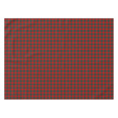 Clan Erskine Red und Dark Green Scottish Tartan Tischdecke (Vorderseite (Horizontal))