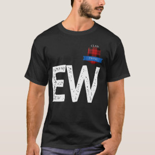 Clan Ewing E und Letter W Familienanpassung T-Shirt