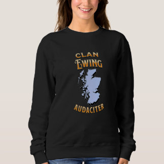Clan Ewing Scottish Motto Wappen Sweatshirt