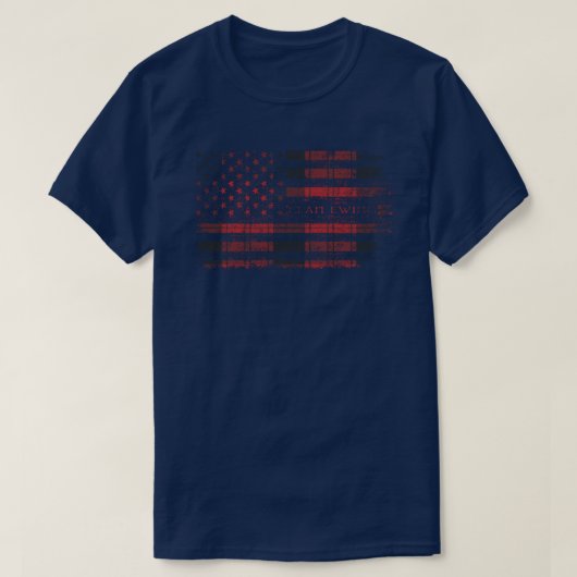 Clan Ewing Scottish tartan US Flaggenkilometer Sch T-Shirt (Design vorne)