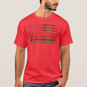 Clan Fairlie Scottish tartan, US-Flaggenkilometer, T-Shirt