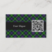 Clan Farquharson Tartan Business Card Visitenkarte (Rückseite)