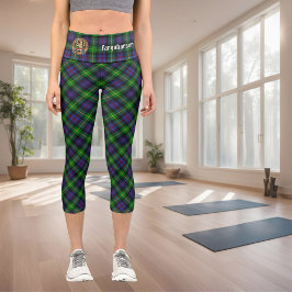 Clan Farquharson Tartan Capri Leggings