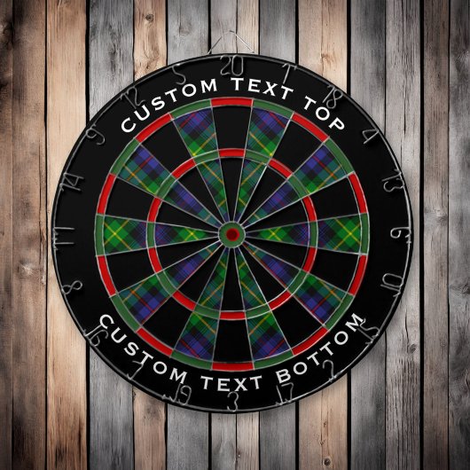 Clan Farquharson Tartan Dart Board Dartscheibe