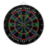 Clan Farquharson Tartan Dart Board Dartscheibe (vorne)