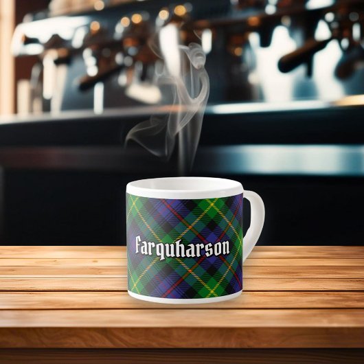Clan Farquharson Tartan Espresso Cup Espressotasse