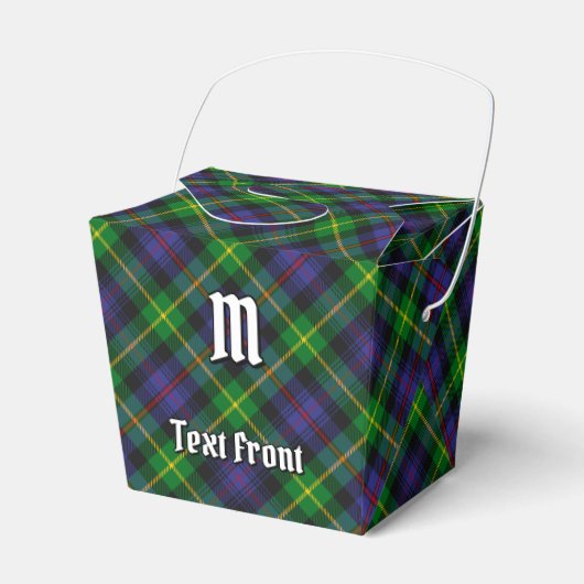 Clan Farquharson Tartan Favor Box Geschenkschachtel (Vorderseite)