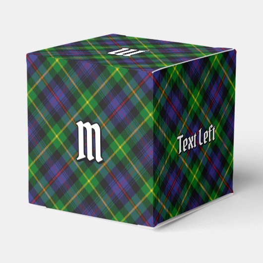 Clan Farquharson Tartan Favor Box Geschenkschachtel (Rückseite)