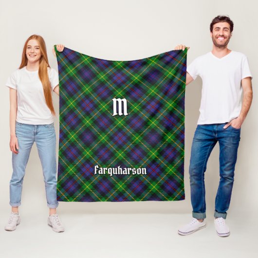 Clan Farquharson Tartan Fleece Blanket (Beispiel)