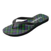 Clan Farquharson Tartan Flip Flops Badesandalen (Schrägansicht)
