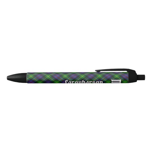 Clan Farquharson Tartan Ink Pen Kugelschreiber (Oberseite)