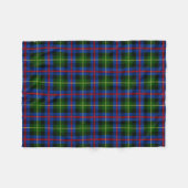 Clan Farquharson Tartan Kariert Fleecedecke (Vorderseite (Horizontal))