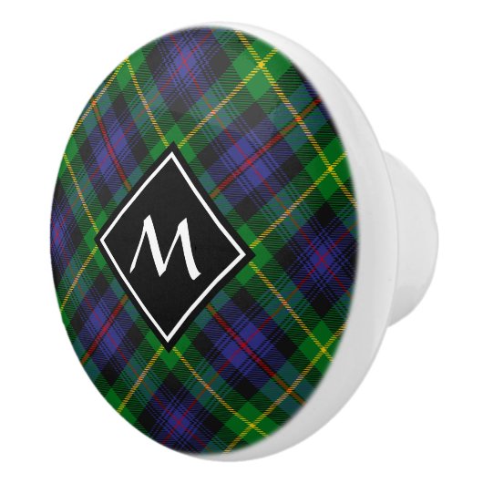 Clan Farquharson Tartan Keramik Knob Keramikknauf (Rechts)