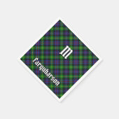 Clan Farquharson Tartan Napkins Serviette (Ecke)