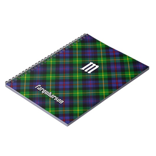 Clan Farquharson Tartan Notebook Notizblock (Linke Seite)