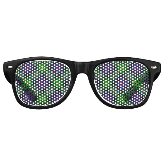 Clan Farquharson Tartan Retro Sonnenbrille (Vorderseite)