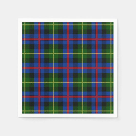 Clan Farquharson Tartan Serviette (Vorderseite)
