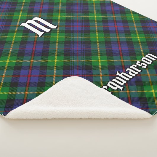Clan Farquharson Tartan Sherpa Blanket Sherpadecke (3/4)