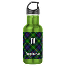 Clan Farquharson Tartan Steel Water Flasche