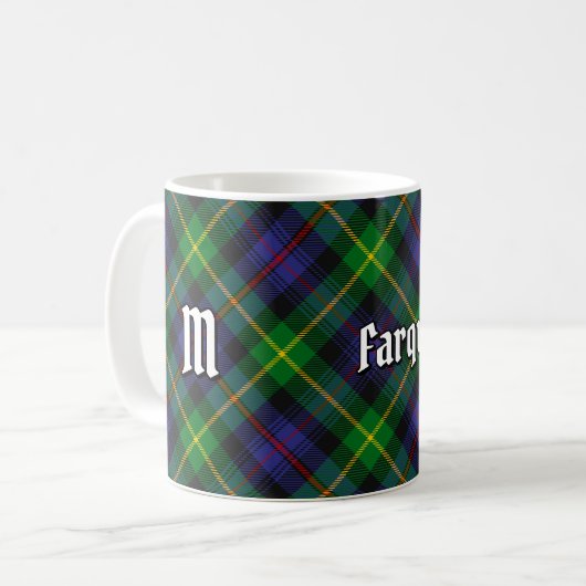 Clan Farquharson Tartan Tasse (Vorderseite Links)