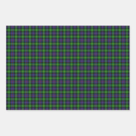 Clan Farquharson Tartan Wrapping Paper Sheets Geschenkpapier Set