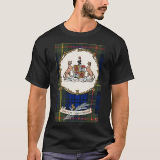 Clan Farquharson Vintag Tartan Wappen Abzeichen T-Shirt
