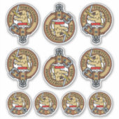 Clan Farquharson Wappen Sticker Set (Vorderseite)
