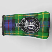 Clan Farquharson Wappen & Tartan Golf Headcover (Vorderseite)