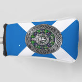 Clan Farquharson Wappen & Tartan Knot Golf Headcover (Vorderseite)