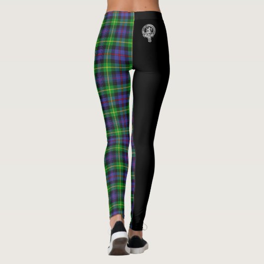 Clan Farquharson Wappen & Tartan Leggings (Rückseite)